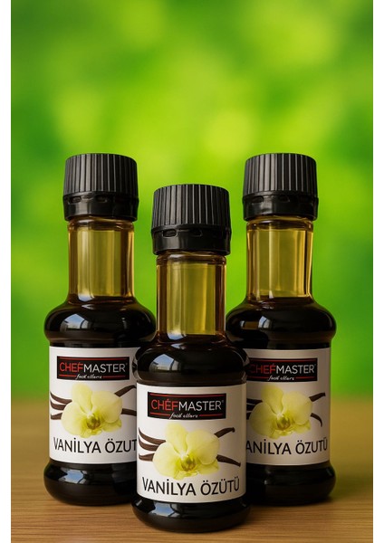 Vanilya Özütü 3 x 40 gr Chefmaster Vanilya Extract