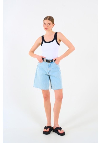 Iki Renkli Atlet - Beyaz-Siyah fiyatları