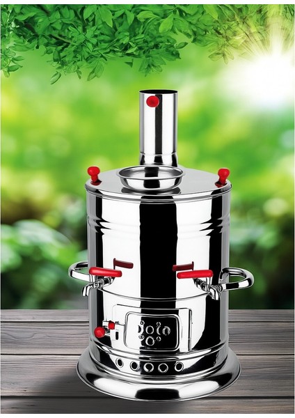 Çift Musluklu 5 Lt Semaver