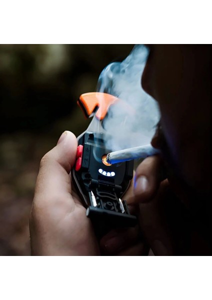 Çok Fonksiyonlu Mini Led Lamba Anahtarlık Ve Çakmak Usb Şarjlı Kamp Için Taşınabilir 7 Modlu modelleri