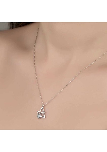 Swarovski Taşlı Gümüş Yusufcuk Bayan Kolye fiyatları