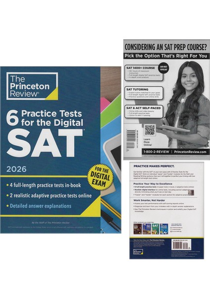 6 Practice Tests For The Digital Sat, 2026 : In-Book+Online Practice Tests 2026