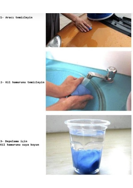 Nano Kil Hamuru Clay Bar 180 gr Araç Yüzey Temizleyici modelleri