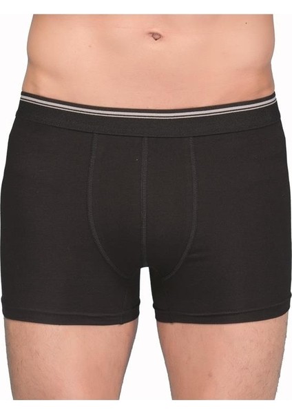 Erkek Elastan Boxer Siyah