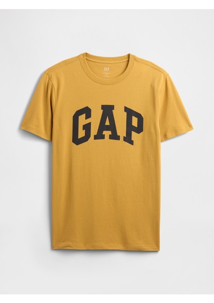 Erkek Hardal Everyday Soft Gap Logo T-Shirt fiyatları
