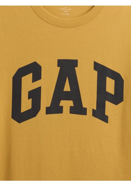 Erkek Hardal Everyday Soft Gap Logo T-Shirt modelleri