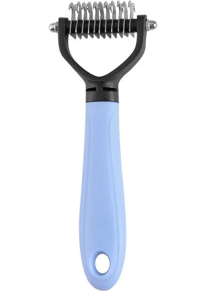 1pc Pet Dematting Tarak - Kedi Köpekleri Için 2 Taraflı Yetersiz Tırmık - Kolay Paspaslar Için Güvenli Tımar Aracı Renk Çıkarma: Mavi S (Yurt Dışından)