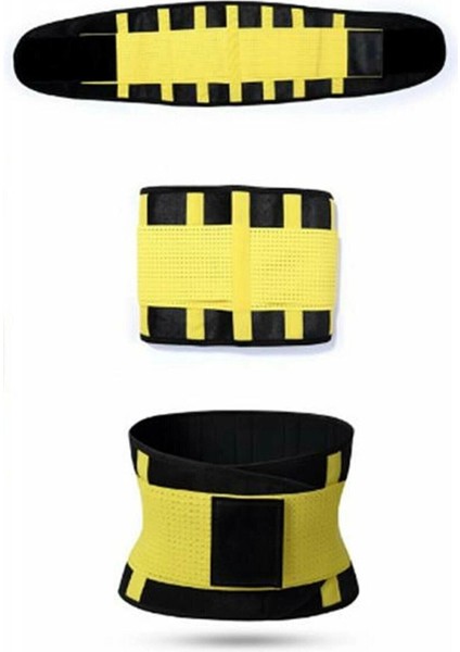 Hot Belt Termal Sauna Kemer Terletme Korsesi (Sarı-Siyah) modelleri