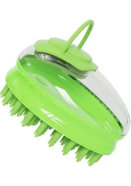 Köpek Yı Masaj Silikon Banyo Evcil Hayvan Şampuan Fırçası Köpek Banyo Fırçası Sabun Dağıtıcı ile Köpek Tımar Fırçası: Mavi (Yurt Dışından)