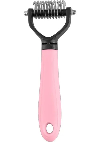 1pc Pet Dematting Tarak - Kedi Köpekleri Için 2 Taraflı Yetersiz Tırmık - Kolay Paspaslar Için Güvenli Tımar Aracı Çıkarma Kol: Blue L (Yurt Dışından)