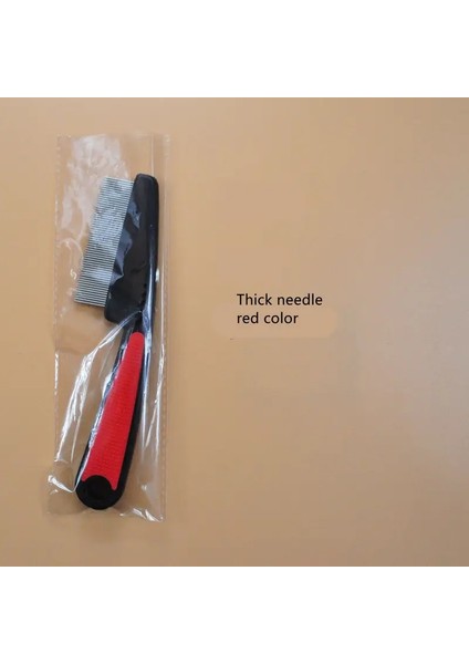 Pet Hayvan Bakım Tarak Kedi Köpek Pet Pet Paslanmaz Çelik Konfor Pire Saç Tavak Köpek Tımarlama Renk: Bordo/boyut: M (Yurt Dışından)