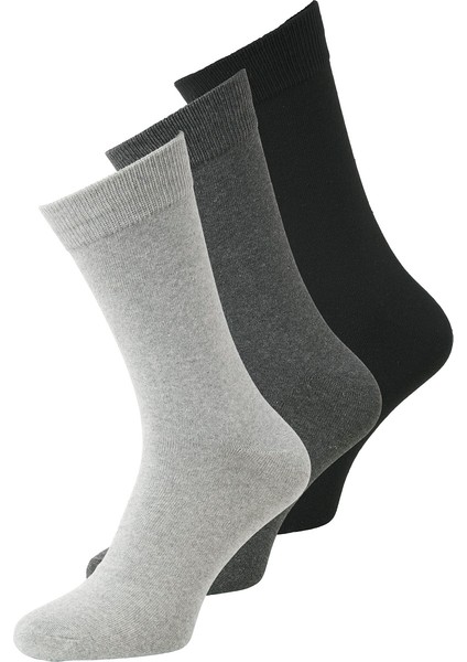 Jack Jones Erkek Pamuklu 3 Lü Uzun Çorap 12275574