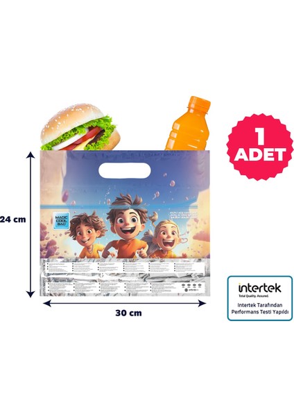 1 Adet Körüklü Taşınabilir Sıcak-Soğuk Termos Çantası-Termal Torbası