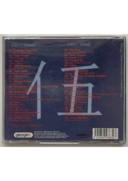Buddha Bar Iv CD (Orijinal Dönem Baskı Cd) fiyatları