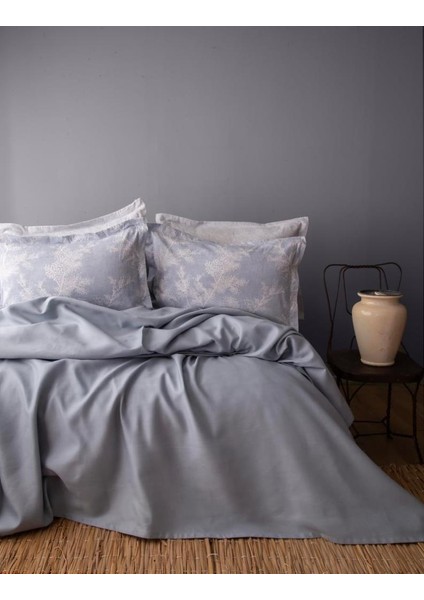 Tanya Indigo Çift Kişilik Bambu Pike Takımı