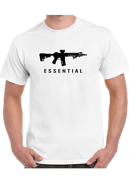 Alfa Ar Essential Tüfek Baskılı Tişört