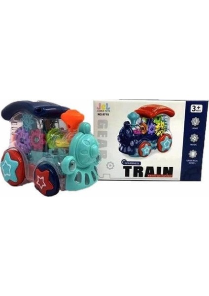 Pilli Işıklı Çarp Dön Şeffaf Tren 0715