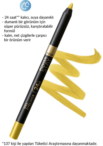 Power Stay Jel Eyeliner Pure Gold modelleri