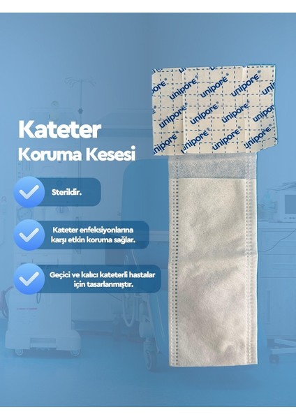 Diyaliz Kateter Koruma Kesesi Tek Kullanımlık - 50 Adet