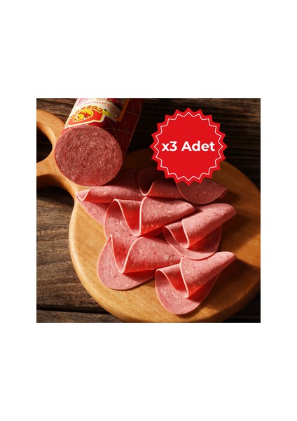 Mini Macar Salam 250 gr 3'lü Paket