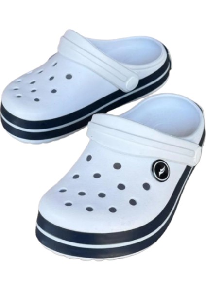 Sonimix Çocuk Unisex Ortapedik Hafif Taban Önü Kapalı Cross Terlik Sandalet