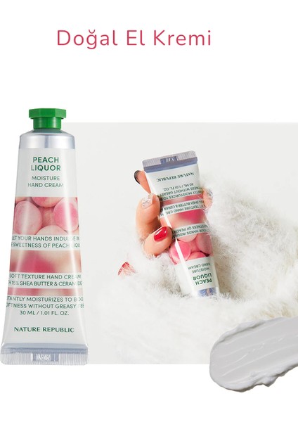 Hand & Nature Şeftali Likörü El Kremi 100ML