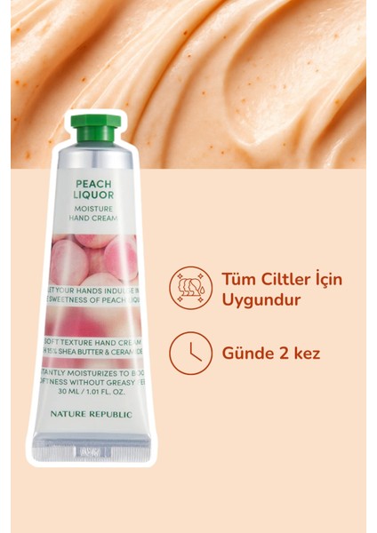 Hand & Nature Şeftali Likörü El Kremi 100ML