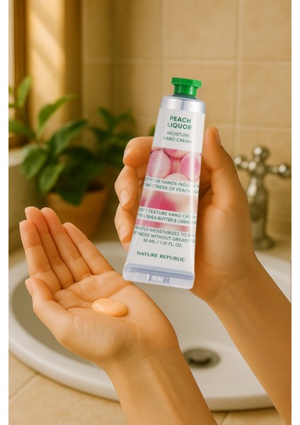 Hand & Nature Şeftali Likörü El Kremi 100ML