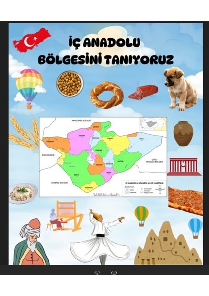 Bölgelerimizi Tanıyalım, Akdeniz Bölgesi, Ege Bölgesi, Marmara Bölgesi, Karadeniz Bölgesi, Güney Dogu Anadolu Bölgesi, Okul Etkinlik Kumaş Arka Fon 150X200 indirimleri