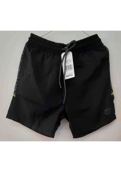 Erkek Yan Parça Desen Baskılı Deniz Şort