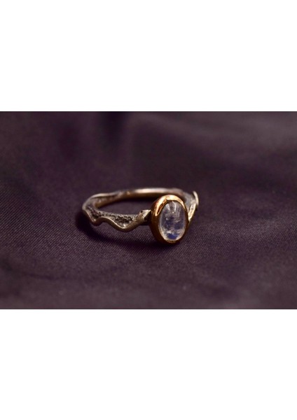 Ay Taşı Gümüş Yüzük Yılan Figürlü fiyatları