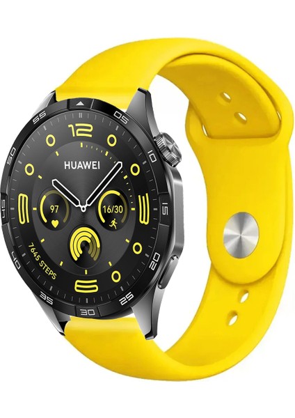 Huawei Watch Gt4 46MM Akıllı Saat Uyumlu Yumuşak Dokulu Silikon Kordon Kayış