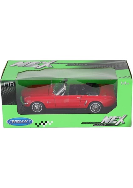 12519C Welly 1 18 1964 1 2 Ford Mustang Co fiyatları