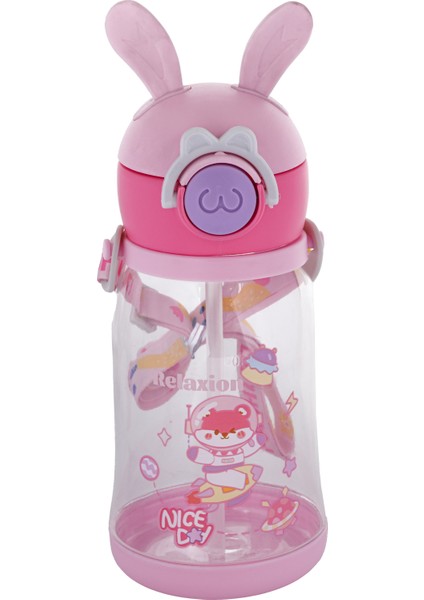 , Kulaklı, Boyun Askılıklı, Ithal Lüx Pembe Matara/suluk 600 ml (444) fiyatları