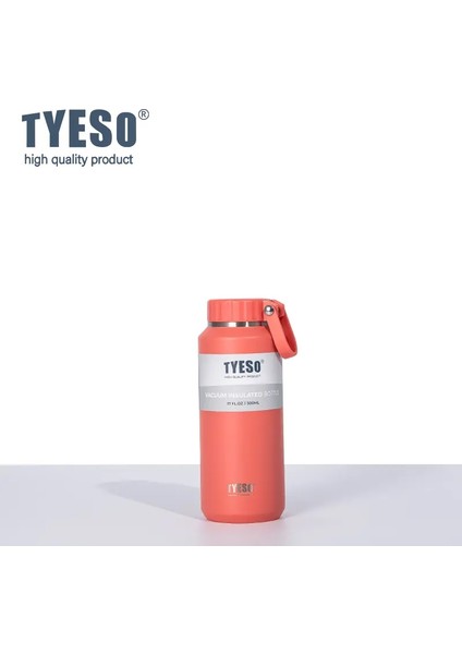 Tyeso 8755C/8756C Vakum 500ML/710ML Yalıtımlı Su Şişesi Paslanmaz Çelik Spor Açık Mekan Taşınabilir Çift Katmanlı Termos Kupa Kapasite: 710ML/RENK: Turuncu (Yurt Dışından)