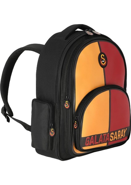 3 Bölmeli Logo Baskılı Suni Deri Okul Çantası +Beslenme Çantası modelleri
