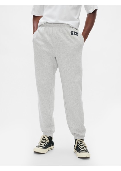 Erkek Açık Gri Gap Logo Fleece Jogger Eşofman Altı fırsatları