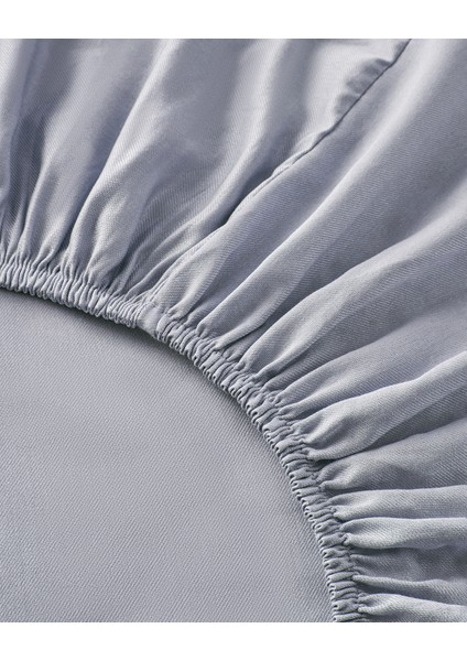 Crystal Ipeksi Twill Çift Kişilik Nevresim Takımı 200x220 cm Mavi