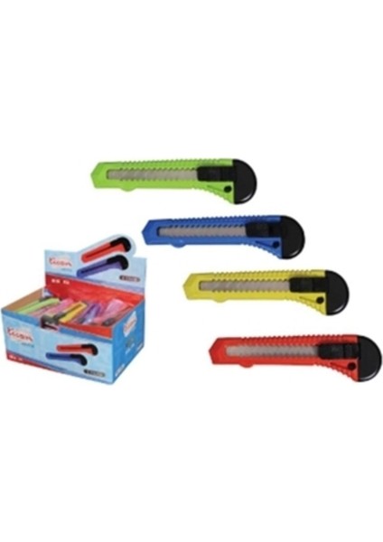 U-1836 Boy Maket Bıçağı Büyük Boy (Mavi-Kırmızı-Yeşil-Sarı) fiyatları