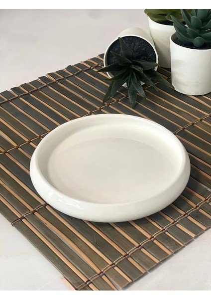 Bıanco Perla Porselen Yuvarlak Tabak 14,2x2,3 cm