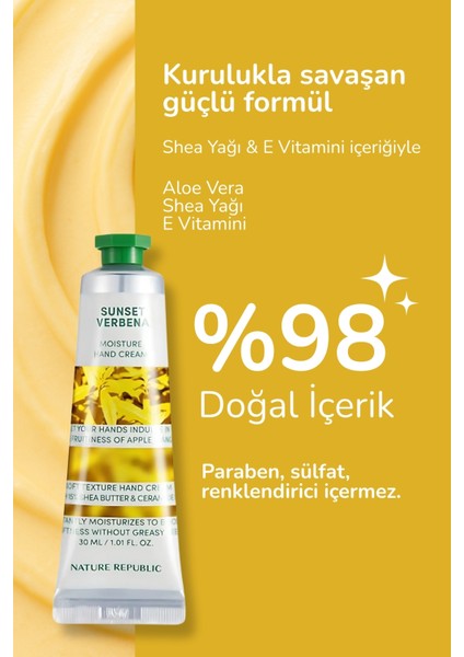 Hand & Nature Sunset Verbana El Kremi 100ML modelleri