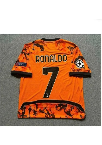Juventus 2020/21 Sezonu Cristiano Ronaldo Yetişkin Taraftar FORMASI-SM11