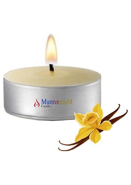 10 Lu Vanilya Kokulu Tealight Mum