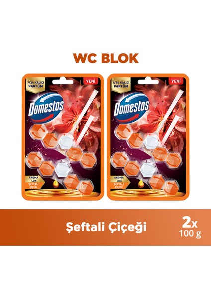 Aroma Lux Tuvalet Bloğu Şeftali Çiçeği 100G X2