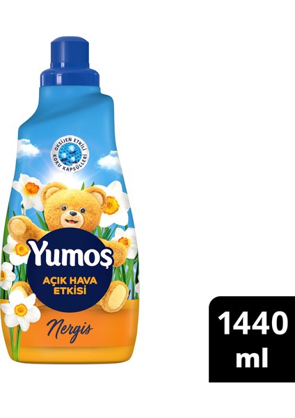 Açık Hava Etkisi Konsantre Çamaşır Yumuşatıcısı Nergis 1440 ml 60 Yıkama X1