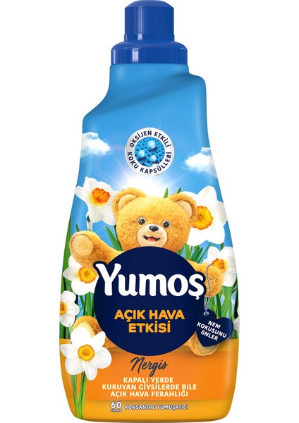 Açık Hava Etkisi Konsantre Çamaşır Yumuşatıcısı Nergis 1440 ml 60 Yıkama X1 fiyatları