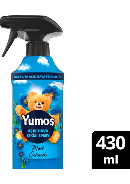 Açık Hava Etkisi Sprey Yıkanması Zor Eşyalar Için Giysi Spreyi Mavi Gelincik 430 ml X1