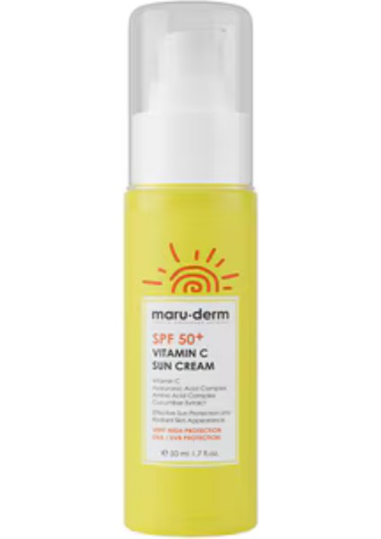 Maruderm C Vitamini Içerikli Güneş Kremi SPF50+ – & Antioksidan Etki, 50 ml