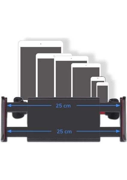 Oto Koltuk Arkası Telefon Tablet Tutucu Ayarlanabilir 360 Derece Dönebilen Pratik Stand fırsatları