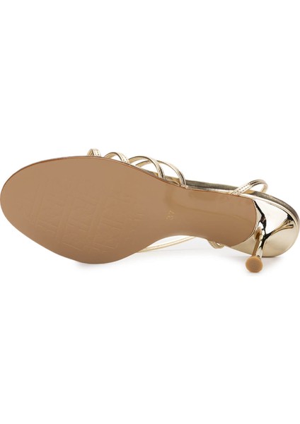Kadın Hakiki Deri Dore Topuklu Ayakkabı 1135 1006 Bn Ayk Y25 Dore fırsatları